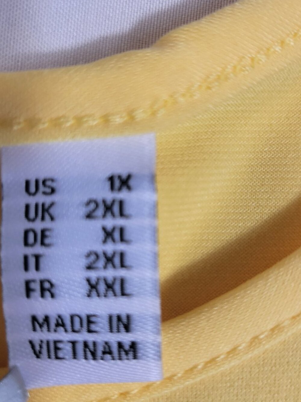 Susan Graver Woman's Tank Top Size 1X Yellow - Picture 5 of 7